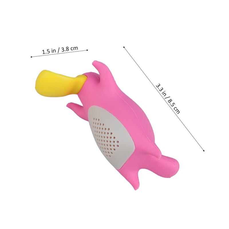 1Pc Siliconen Vogelbekdier Thee-ei Herbruikbare Leuke Losse Blad Thee Zeef Filter Diffuser Voor Brouwen Apparaat Herbal Spice Filter