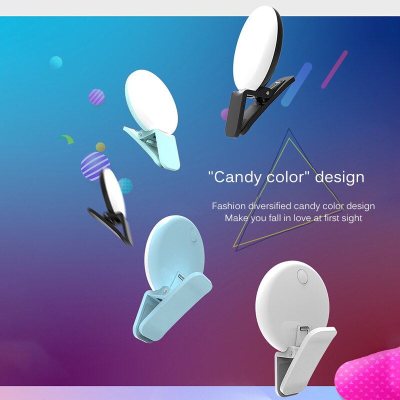 Mobile Phone Selfie Ring Light LED Photographic Lighting For Xiaomi IPhone Sumsang Smartphone Beauty And Brightening