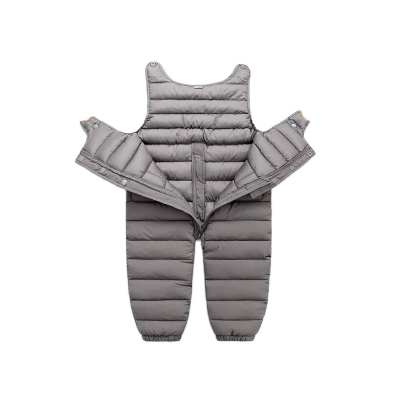 Monos de algodón con relleno para bebés, pantalones cálidos para bebés de 1-5 años, pantalones jumper para niños pequeños, prendas de vestir