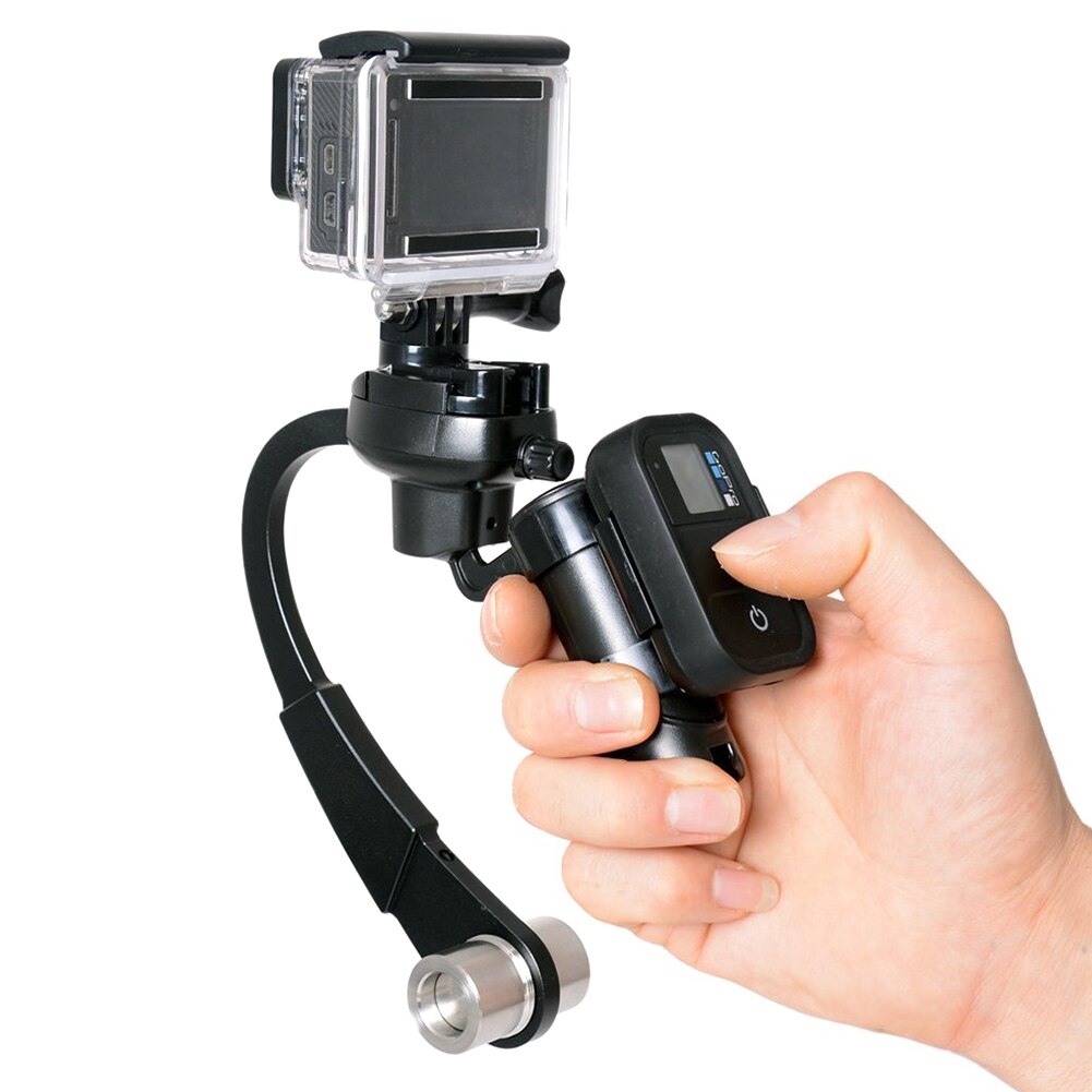 Stabilizzatore per videocamera (icam Video Mini supporto per giunto cardanico portatile supporto stabile portatile a sgancio rapido professionale per Go Pro