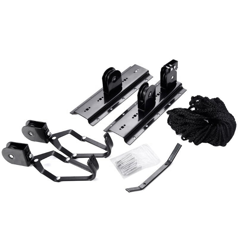 Ceiling-Mounted Bike Lift Hoist Garage Mountain Bicycle Hoist 45Lb Capacity