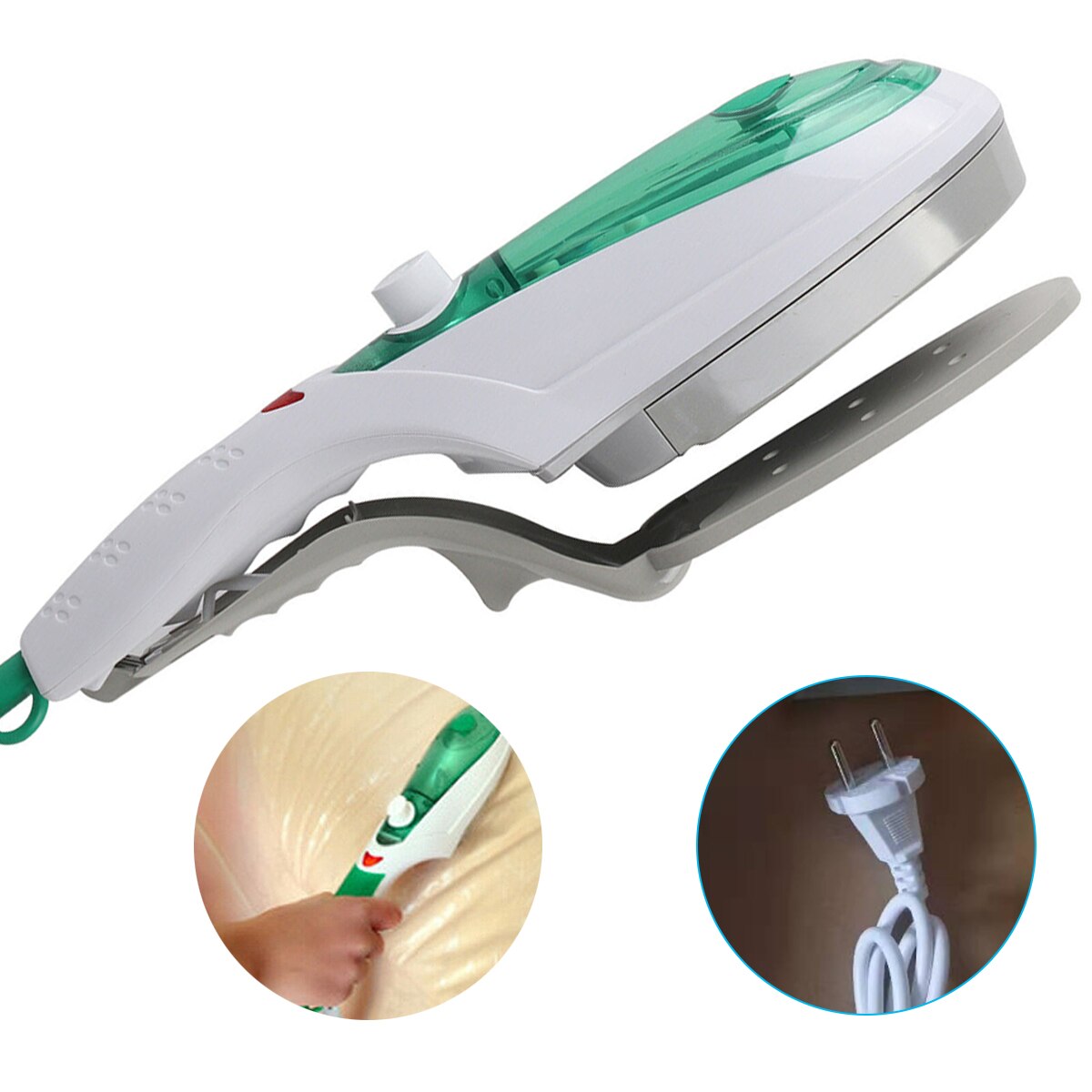 Handheld Portable Mini Handheld Clothes Steamer Home Travel Electric Garment Clothing Steam Iron Steam Ironing Machine: EU plug