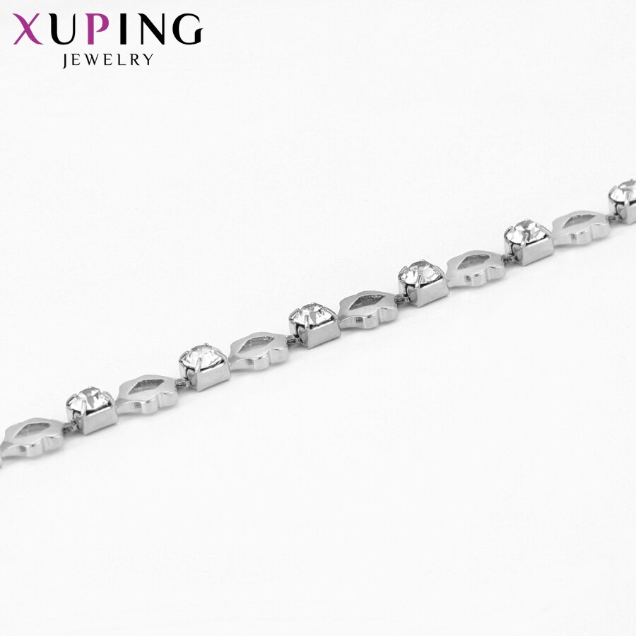 Xuping Bracelet Jewelry With Rhinestone Environmental Copper for Women Christmas Day S80-75051