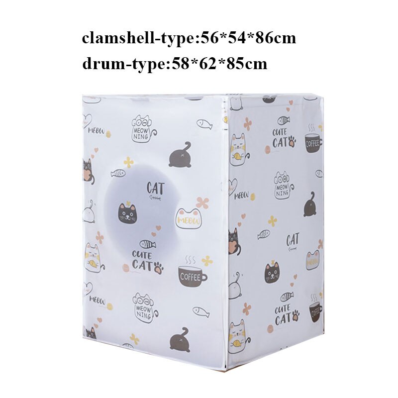 Housse de Protection pour Machine à laver, imprimé géométrique, Protection contre la poussière, étui étanche pour Machine à laver/chargement frontal