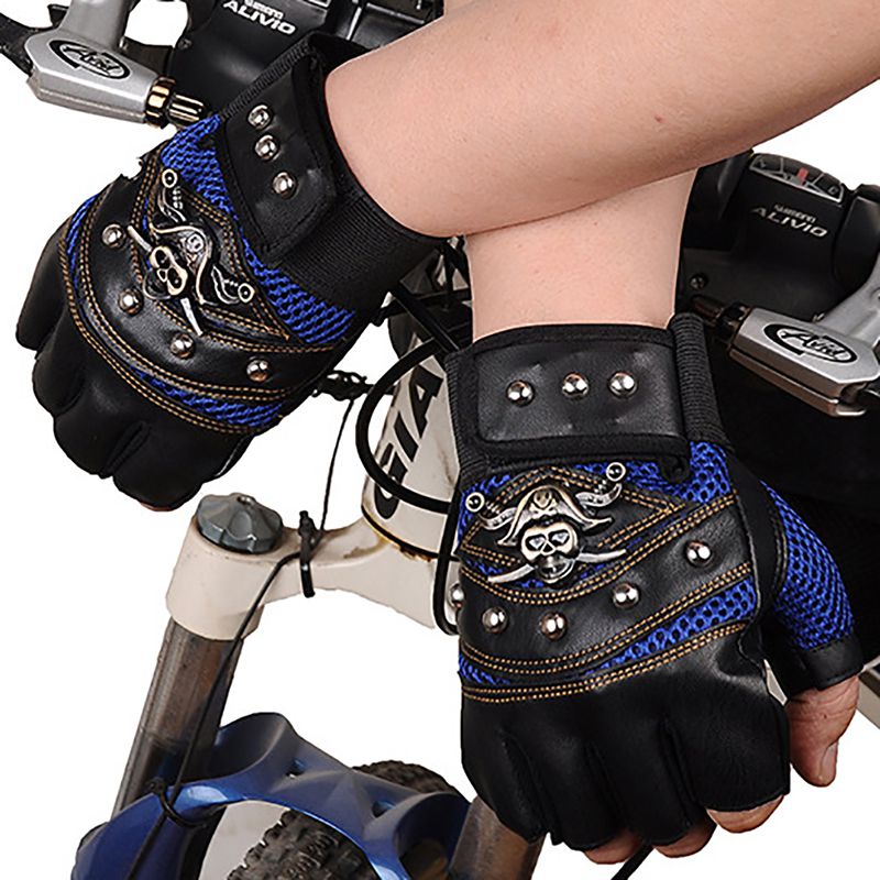 Gewichtheffen Handschoenen Fietsen Half Vinger Ademende Anti-Slip Zweet Absorptie Handschoenen Accessoires