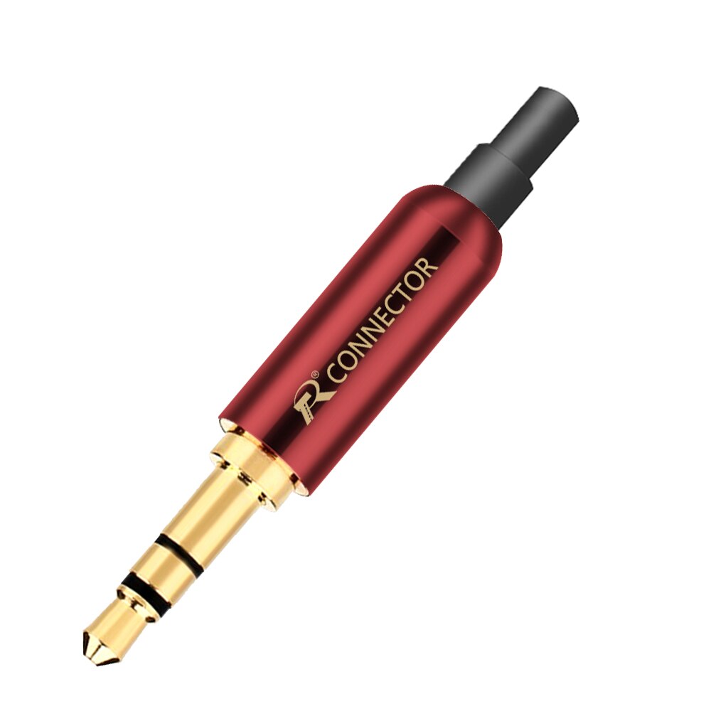 20 pièces 3.5mm Plug Audio Jack 3 pôles plaqué or écouteurs adaptateur pour bricolage casque stéréo écouteur ou utilisé pour réparation écouteur