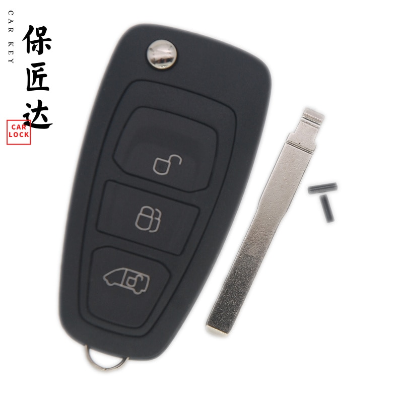Baojiangdd auton avain sopii ford tourne transit / transit mukautetun kauko -avaimenperään  bk2t-15 k 601- aa / ab / ac 434 mhz 4 d 83 siru