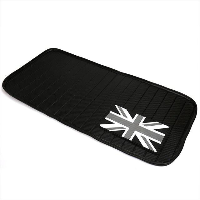 Auto Carbon Fiber Grain Leer Kofferbak Mat Voor Mini Cooper S Een F54 F55 F56 F60 Countryman Auto Accessoires Interieur styling: Red blue flag / F60