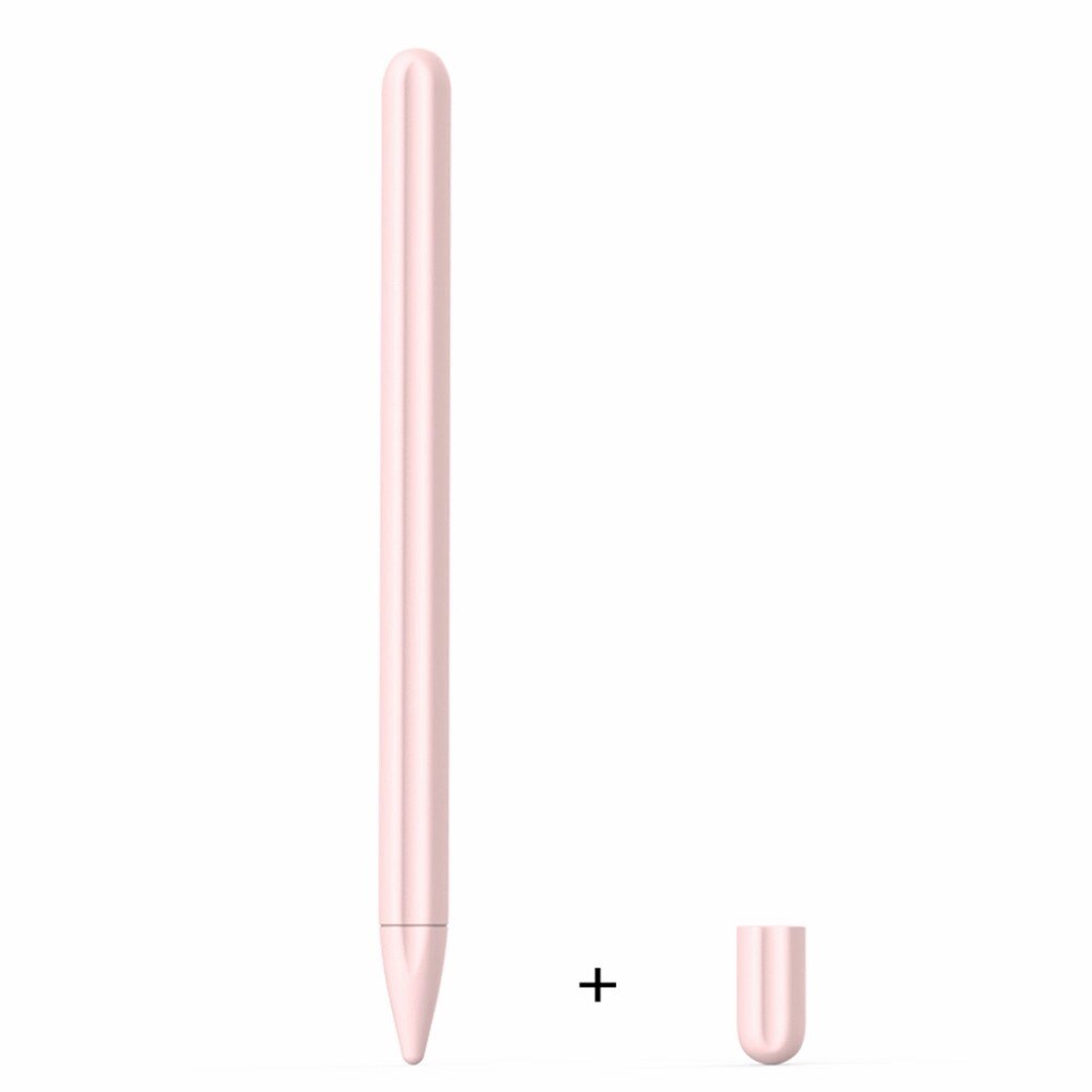 Zachte Siliconen Compatibel Voor Huawei M-Etui Compatibel Voor Tablet Touch Pen Stylus Beschermhoes Cover Anti-verloren: Roze