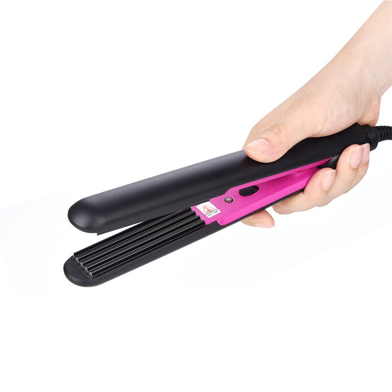 Tourmaline Ceramic Hair Straightener Corrugated Hair Curler Crimper Corn Plate Corn Perm Splint Hair Styling Tool47