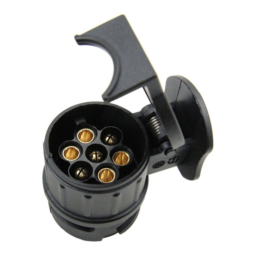 1Pcs 7-pin Socket Portable Practical Durable Trailer Accessories 7-pin Socket 7-pin Trailer Socket for Truck Vehicle Trailer A30