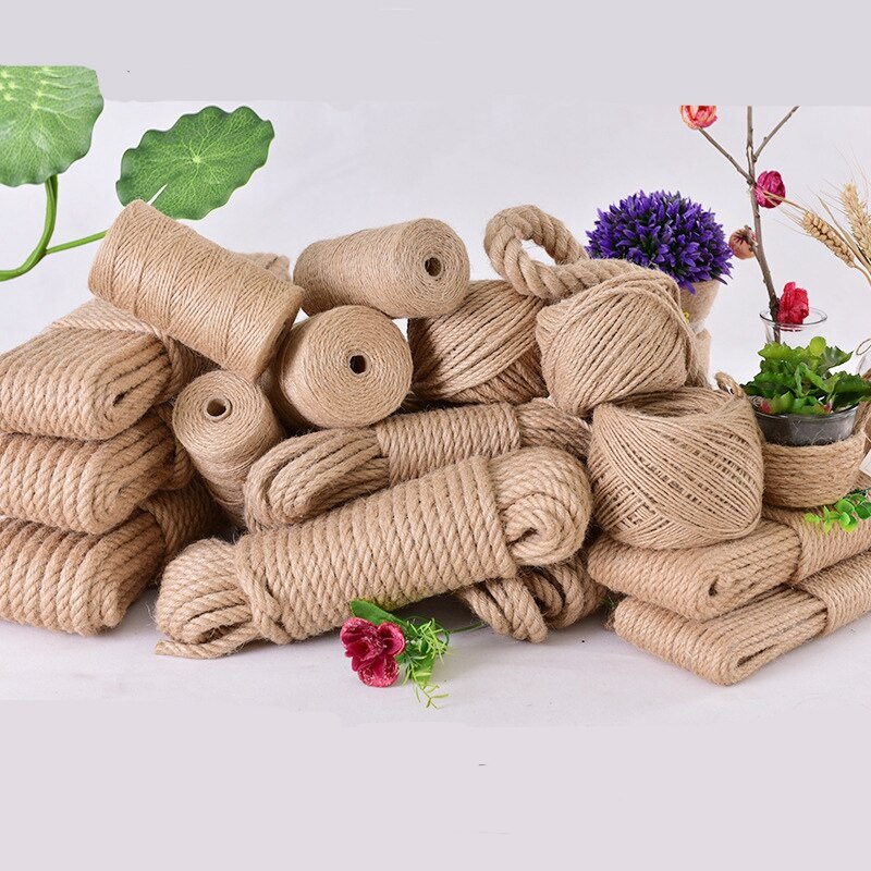 DIY Macrame Koord Katoenen Touw Touw String Lint Ambachten dromenvangers Handwerk Thuis Bohemen Bruiloft Decor 1/2/3/4/5/6/8/10mm