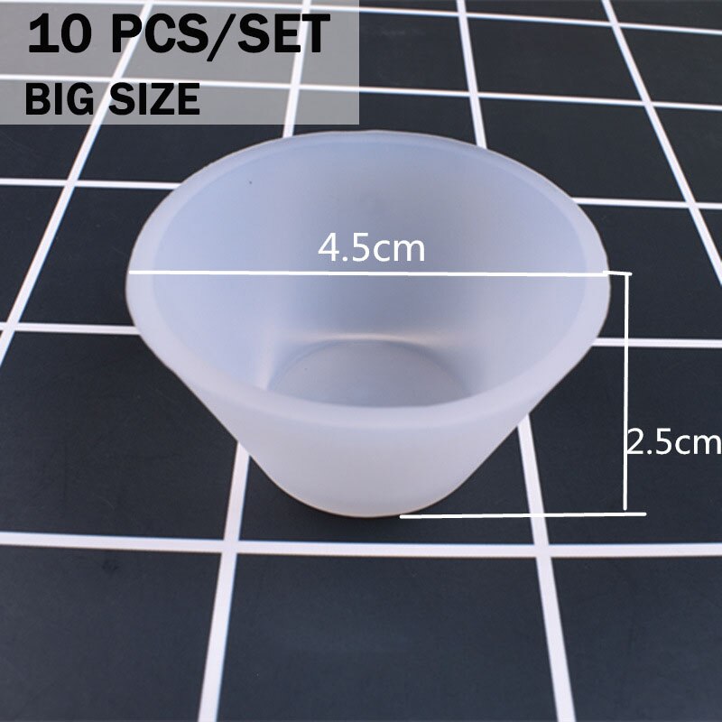 100ml-750ml silikone målekop split kop til diy epoxy harpiks smykker tilbehør gør værktøjer: Stor