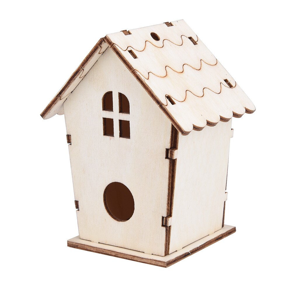 #20 DIY Nest Dox House Bird Box Wooden Box Birdhouse Garden Decor Parrot Cockatiels Swallows