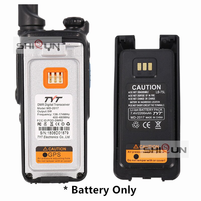 TYT 7,4 V 2200mAh Li-Ion Akku Für TYT DMR MD Kompatibel mit RT82 V Batterie Digitale Radio MD lithium-Batterie
