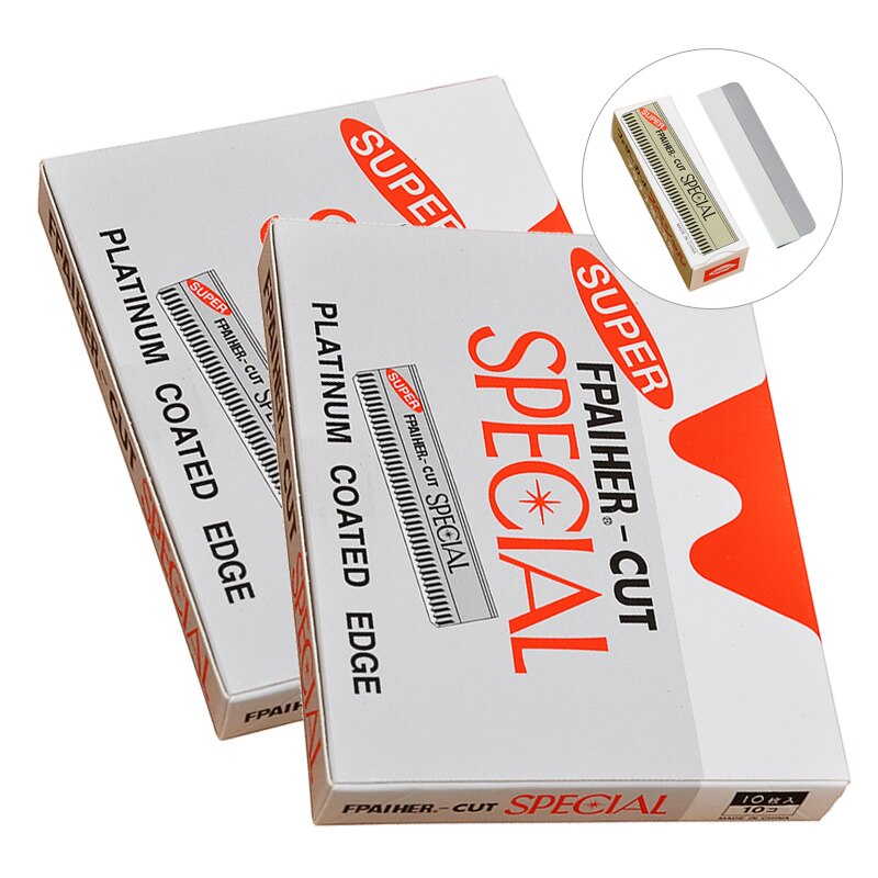 50/100pcs Feather Blades Hair Trimming Razors Blade Stainless Steel Multifunction Makeup Blades C0012A