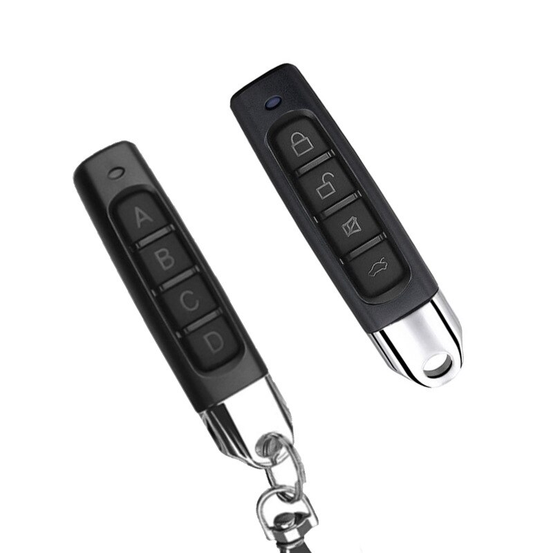 433 MHz universal wireless remote control 4-Button controller for garage door alarm receiver