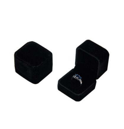 Wedding Jewelry Storage Case Amazing Red Velvet Ring Earrings Necklace Pendant Bracelet Storage Organizer Box: Brown
