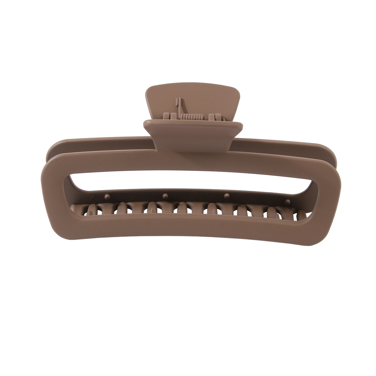 Koreaanse Grote Effen Haar Klauw Elegante Haarspelden Barrette Krab Haar Clips Voor Vrouwen Meisjes Vierkante Hoofddeksels Haaraccessoires Sieraden: Blauw