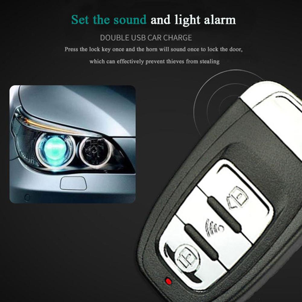 Sistema de arranque sin llave para coche, alarma remota antirrobo para SUV, botón de arranque automático, alarma de entrada sin llave, accesorios para coche de 12V