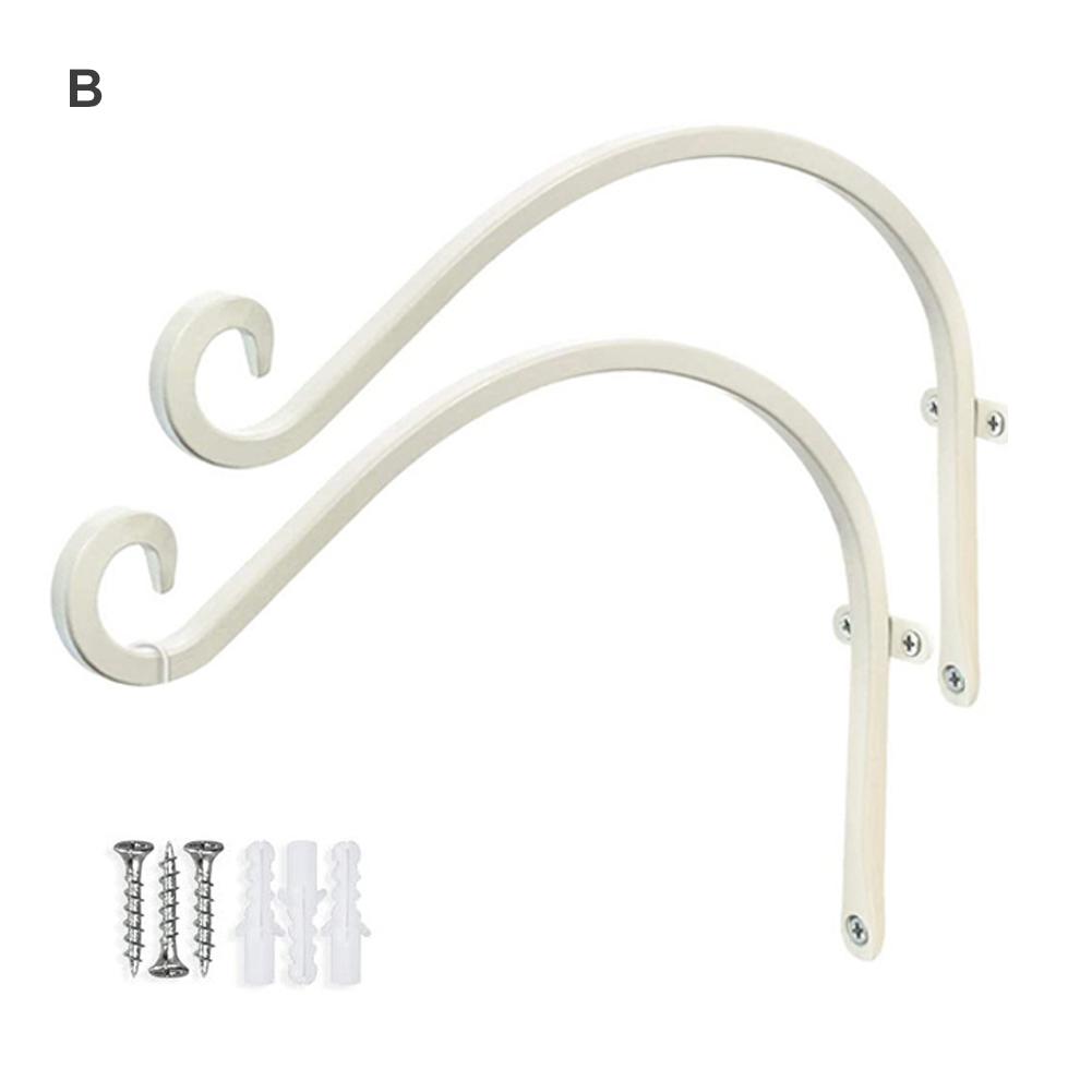 Hängen Pflanzen Halterung Heavy Duty Pflanzen Aufhänger Haken für Vogel Feeder Laternen Hause Dekoration: White