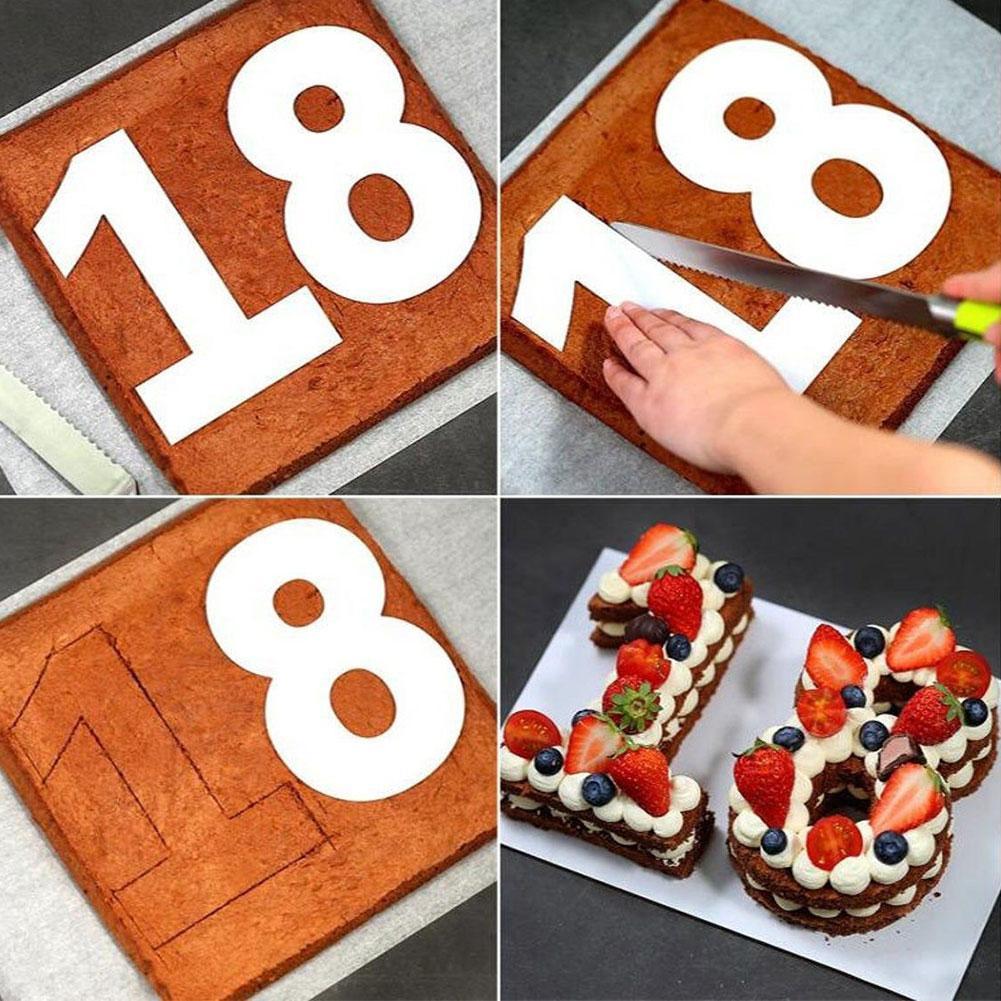 Numbers Letters Cake Mold Cake Decorating Tools Confeitaria Birthday Maker Pastry Bakeware Cake Tools T8W5