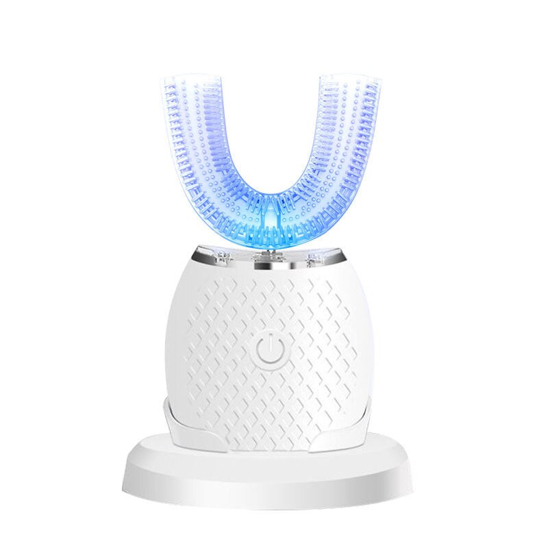 Smart 360 Degrees Automatic Sonic Electric Toothbrush for Children Adult U Type 4 Modes Tooth Brush USB Charging Tooth Whitening