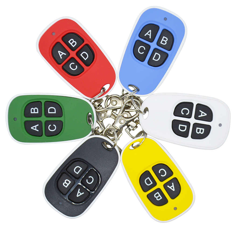 Universal 433MHz Remote Control Garage Door Opener Wireless Transmitter 4 CH Duplicator Clone Electric Door Gate Key Copy Remote