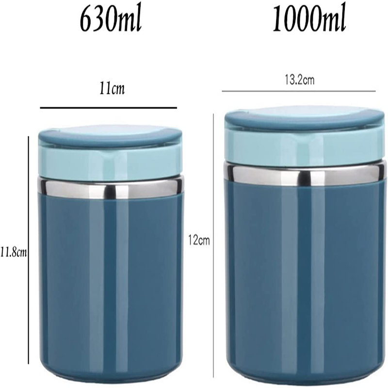 Soup Thermos Food Jar Insulated Lunch Container Bento Box for Cold Food Food Flask Stainless Steel Lunch Box With Handle