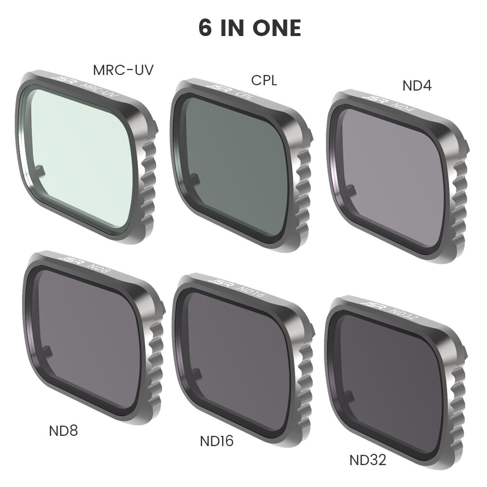 Lens Filter ND Filter Sets for DJI Mavic Air 2S ND4/8/16/32 /CPL/UV Lens Filters Sets for Mavic Air 2S Accessories: 6 sets