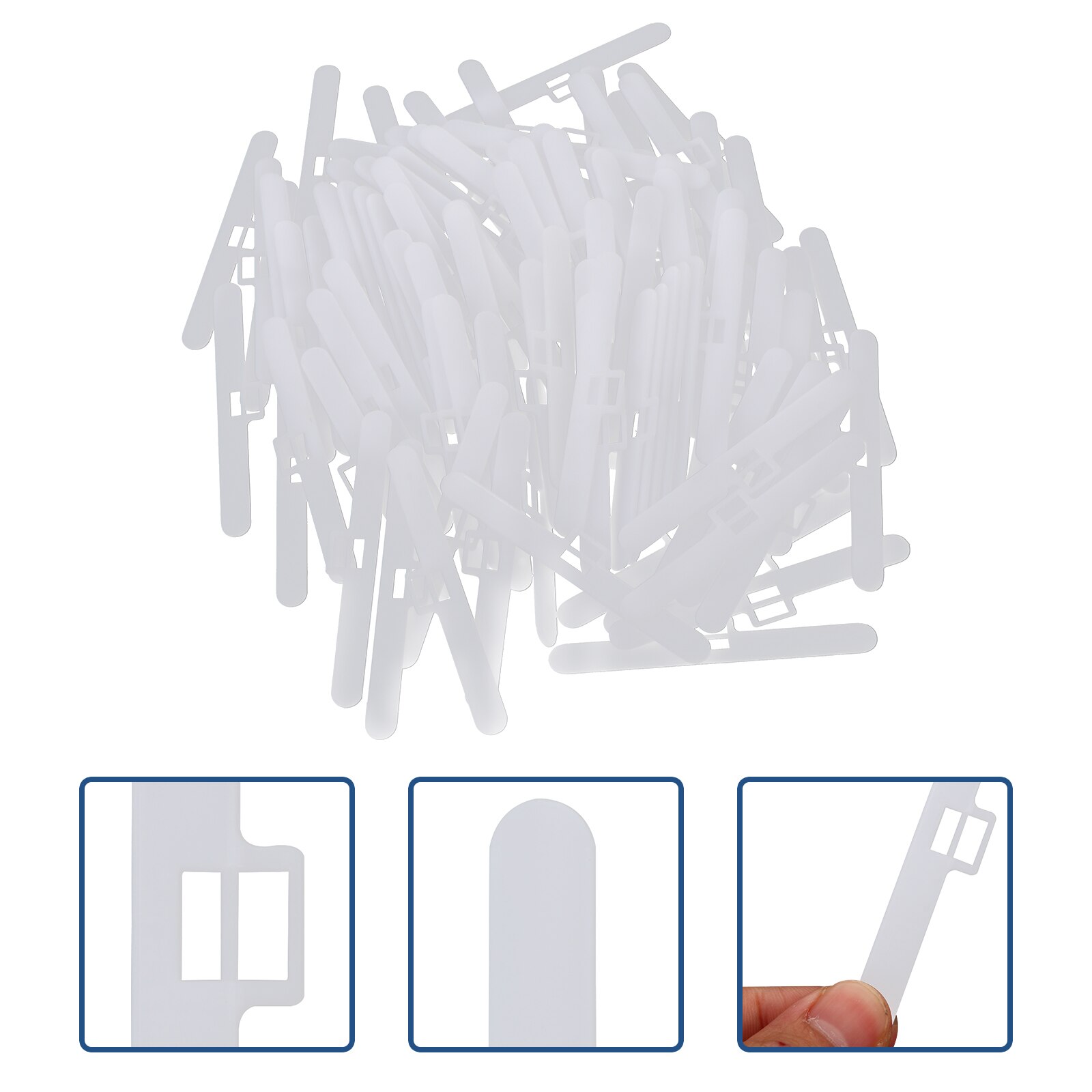 100pcs Vertical Blind Accessories Blinds Replacement Spares for Home (White): Default Title