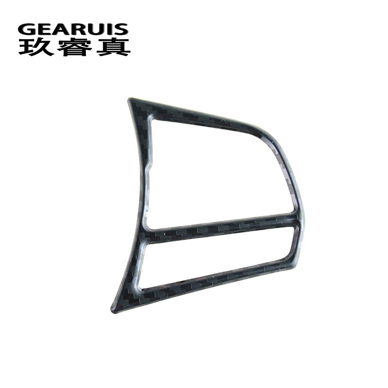 Para BMW F20 F21 F30 F34 F32 accesorios Interior de fibra de carbono Auto botones de volante marco pegatinas cubre decoración de embellecedor