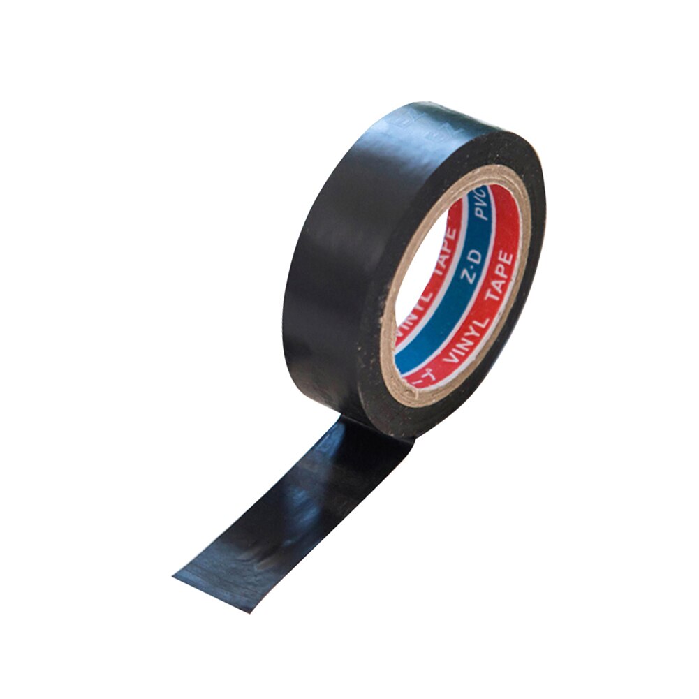6M Black Flame Retardant Electrical Insulation Tape Electrician Wire High Voltage PVC Waterproof Self-adhesive Tape