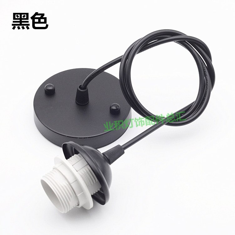 Hanging wire ceiling plate E27 lamp holder lighting accessories
