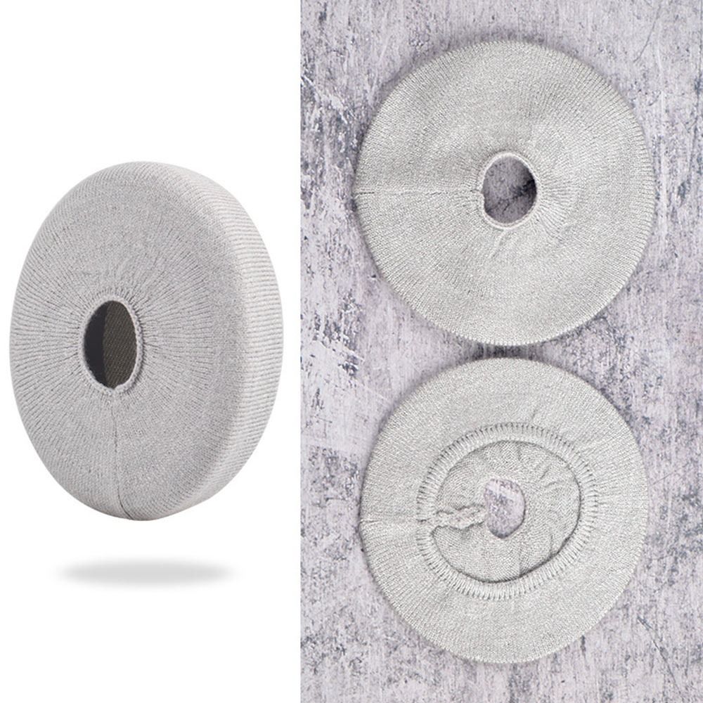 1Pairs Knitted Fabric Dustproof Protect Dust Cover Protection for Beats Solo 2/3 Studio 2/3 Headphones Earpad Earcup: Dark Grey