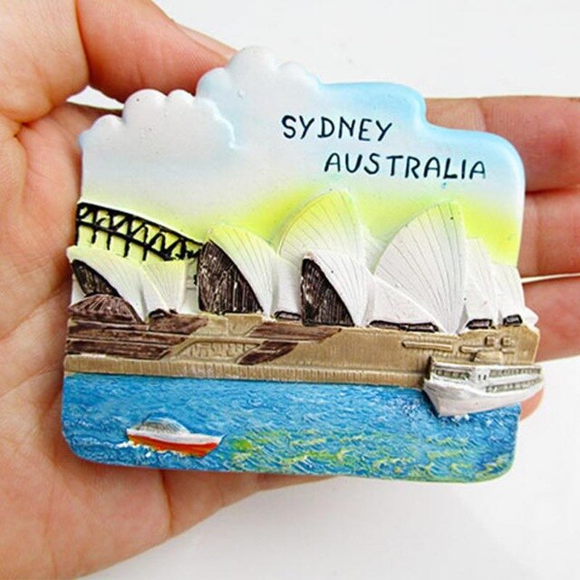 Hars 3D Magneet San Francisco Londen Parijs Japan Griekenland Sydney Bali Souvenir Landschap Magneet 9 Soorten: 8