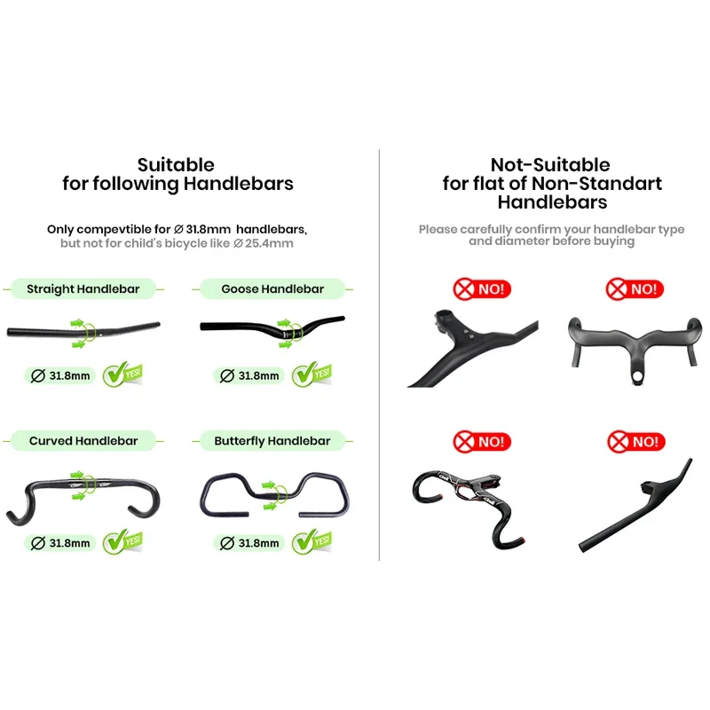 UPPEL 10 in 1 Luce per bici 5000mAh Lampada frontale ricaricabile Supporto per telefono per bicicletta con altoparlante Bluetooth Accessori per campanello da ciclismo