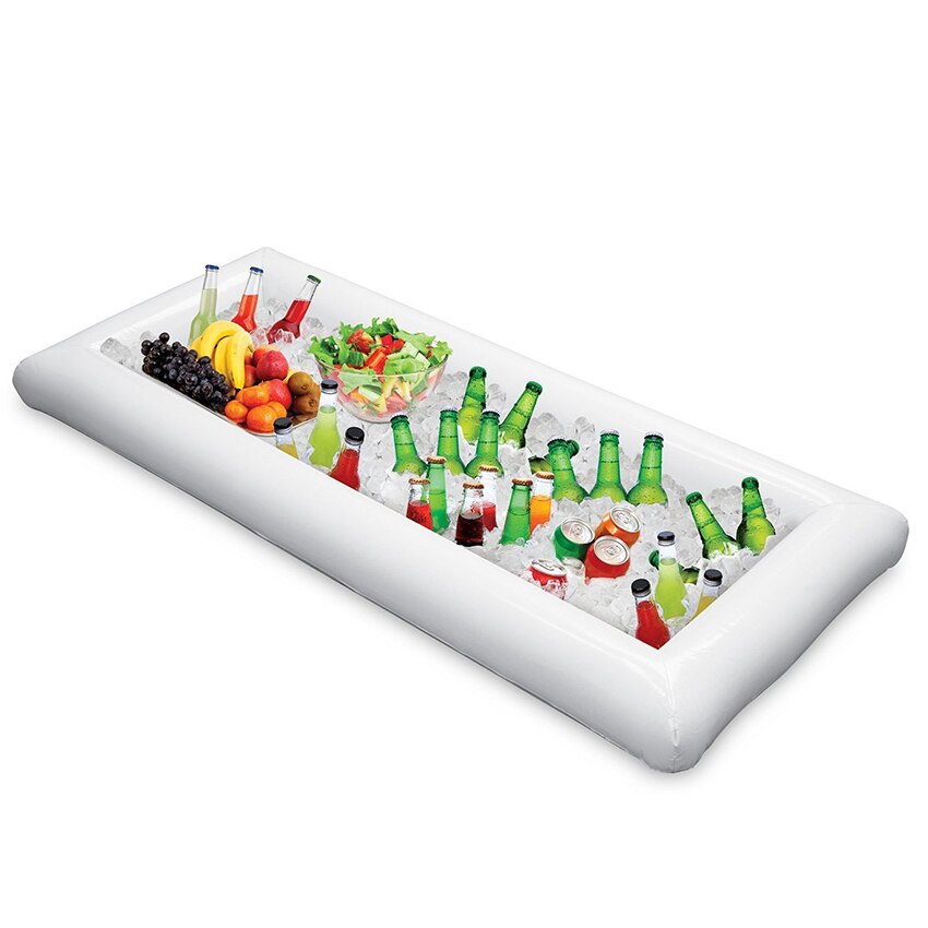 Summer Party Inflatable Salad Bar Buffet Ice Bucket Outdoor Swimming Pool Decoration Food Supplies Toy Fun Wedding Birthday