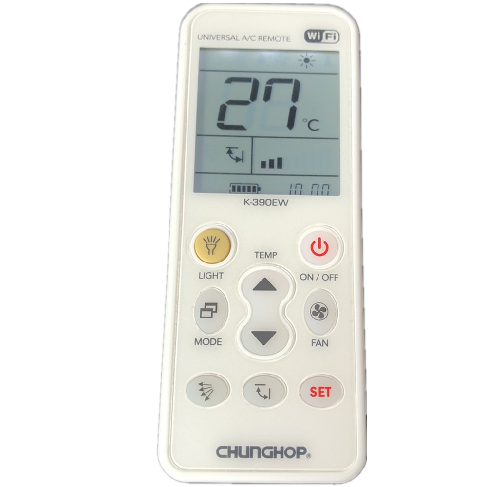 Wifi universalkontroll luftkonditionering luftkonditionering luftkonditionering fjärrkontroll chunghop k -390ew app telefon