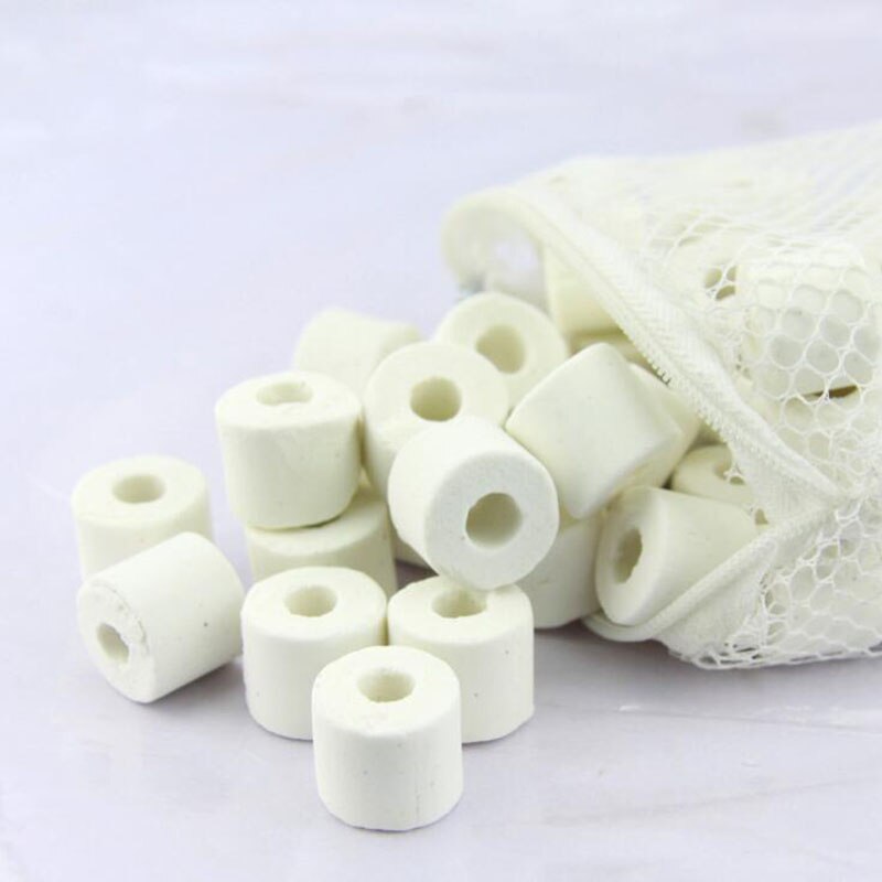 Aquarium Filter Keramik Ring für Aquarium Glas Ring Biologische Ring Baterial Haus Aquarium Filter Medien 100g