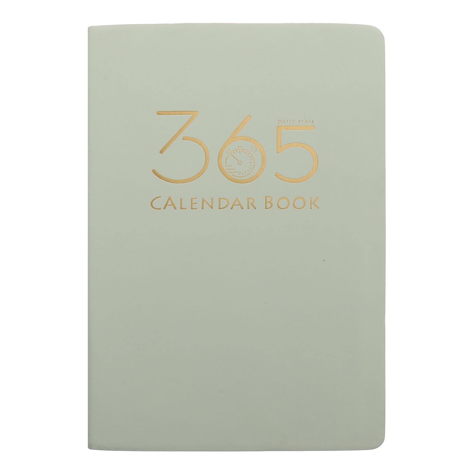 Planning boek 365 dagen planner praktische kalender boek: Lichtgroen