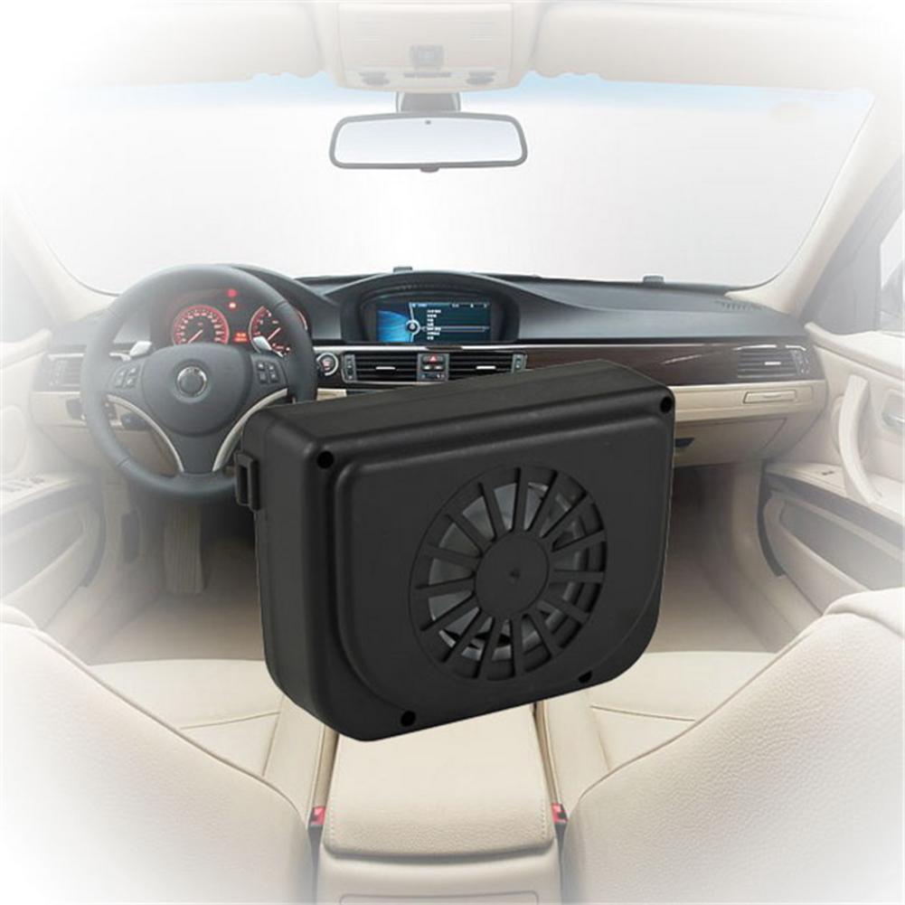 Auto plezier auto ventilator cool zonne-uitlaatventilator zonne-ventilator