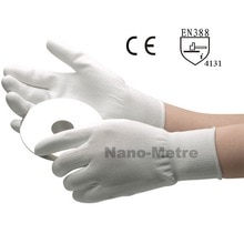 Nmsafety 13 Gauge Gebreide Anti Statische Handschoenen Mode Witte Esd Werkhandschoenen