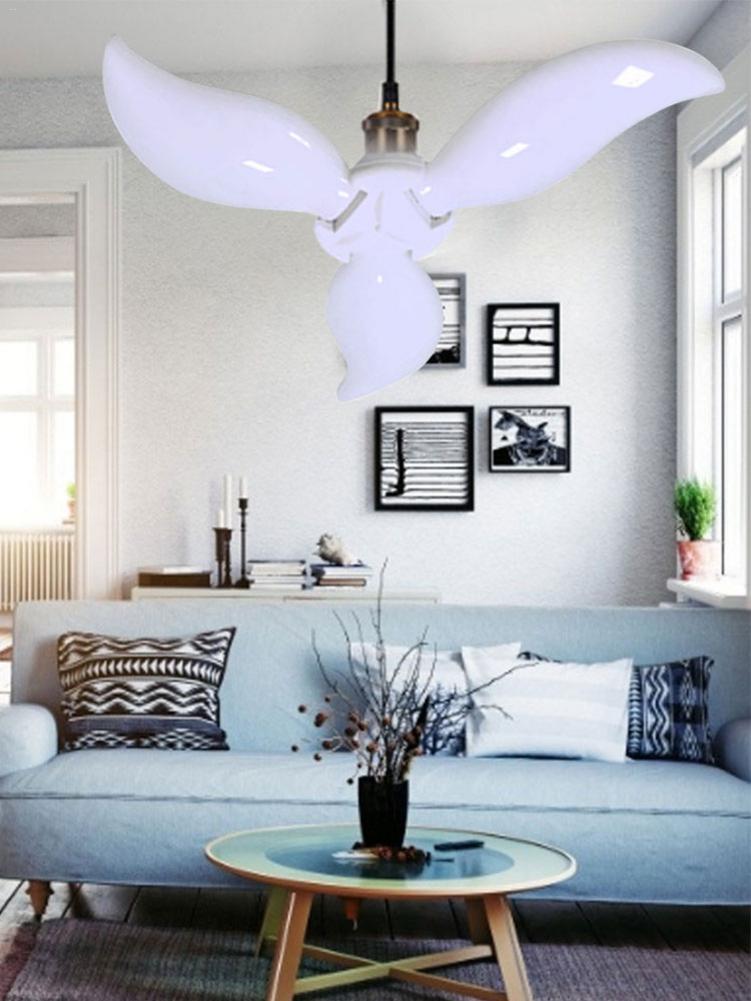 Led Highbay Deformable Three-blade Garage Light 45W E27 85-265V Ceiling Light For Garage/ Attic / Basement / Home Mining Lamp