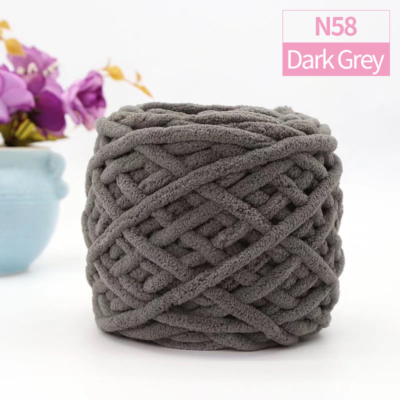 QJH Chunky Blanket Knitting Yarn, Luxury Thick Polyester Jumbo Weaving Crochet Craft Yarns for Throw Blanket Pillows 100g/1Ball