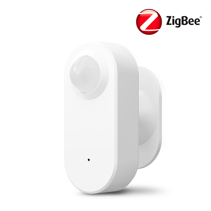 IHSENO Tuya Zigbee/Wifi Sensor de presencia de movimiento humano aplicación remota Control detección PIR para decoración inteligente del hogar alarma de seguridad: Naranja