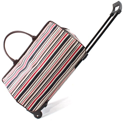 July&#39;s Lied Reistas Op Wielen Trolley Duffel Weekender Voor Korte Reis Rollende Koffer Lugggage Zakken Grote Capaciteit 20Inch: 1