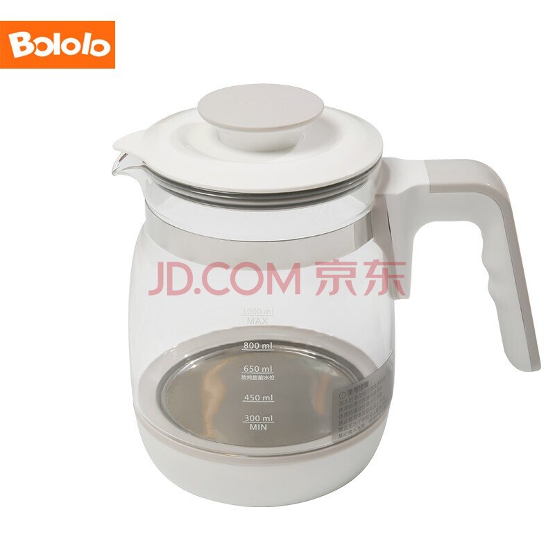 Bololo Electric Kettle Health Pot Baby Smart Milk Thermostat Constant Temperature Water Warmer Tea Maker Thicker Glass Light: 1L GlassKettle Only