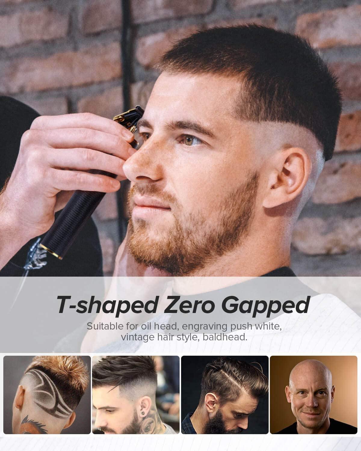 Kemei 1971 Oplaadbare kapper tondeuse voor mannen elektrische professionele baard tondeuse snoer/snoerloze haar snijmachine