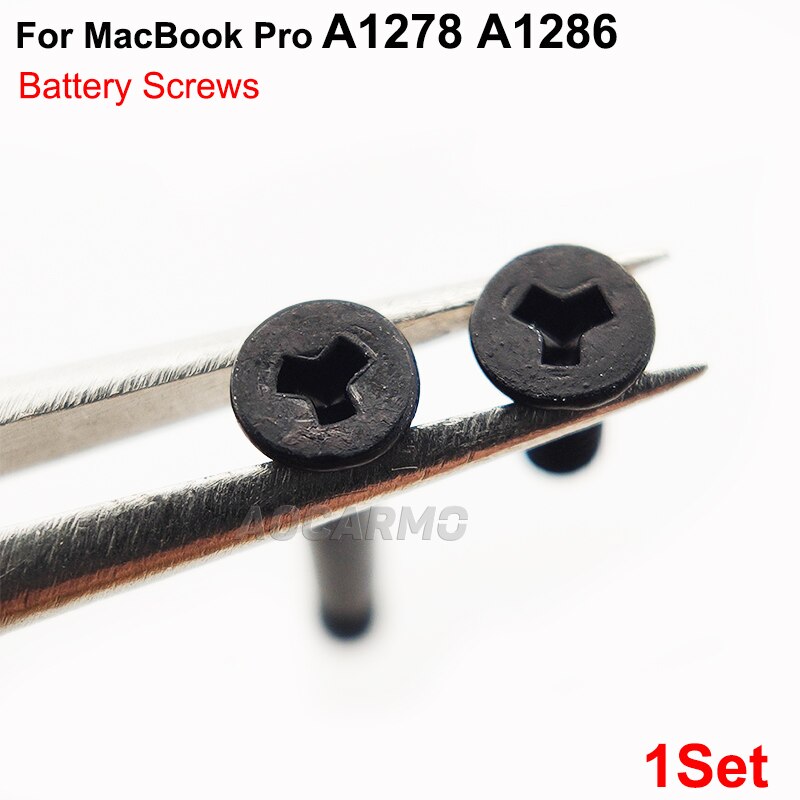 Aocarmo per MacBook A1278 A1286 viti batteria bullone parti di ricambio